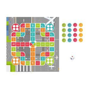 Precio barato Montessori Memory Match juego de ajedrez educativo colorido juego de dos jugadores Mini hoja de ajedrez volador de plástico - Product Image 1