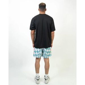 Shorts graphiques personnalisés pour hommes, décontractés d'été, respirants, à devant plat, avec cordon de serrage, style streetwear, 100 % polyester - Product Image 4