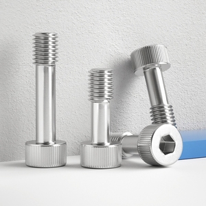 Giá bán buôn 304 thép không gỉ có khía Hex ổ cắm chống nới lỏng vít M3 M4 M5 M6 M8 M10 nửa chủ đề Hex ổ cắm bu lông - Product Image 3