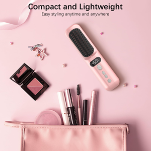 Cepillo Eléctrico Inalámbrico Portátil para Alisar el Cabello para Mujer, Cepillos Eléctricos para el Cabello - Product Image 6