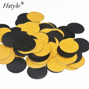 3cm/1.5 pollici oro Glitter cerchio forma carta coriandoli festa di nozze tavolo Glitter coriandoli decorazioni Baby Shower forniture SVPD2 - Product Image 4