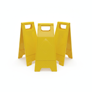 3 Señales de Advertencia Plegables de 30x63cm para Control de Tráfico - Product Image 2