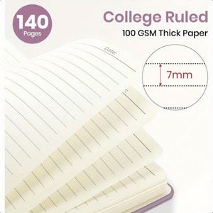 Libreta de Direcciones de Cuero PU con Espiral, Tapa Dura A3, Páginas Gruesas con Líneas, Herramienta de Escritura Elegante - Product Image 2