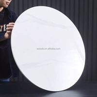 Encimera Ovalada de Piedra Sinterizada Calacatta Luxe de 80*260cm para Cocina y Comedor Modernos, con Azulejos Cerámicos, Productor de Foshan
