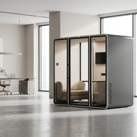 Cabine de travail silencieuse insonorisée haute performance pour consultation privée et appels virtuels