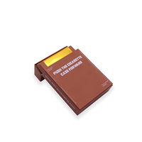 Caja de Cigarrillos Vacía con Tapa Abatible, Segura para Niños, Personalizada, Impresa, de Cartón, para Conos Pre-Enrollados
