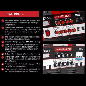 <span class=keywords><strong>Saldatrice</strong></span> EDON 380V in Alluminio a Impulsi WSME-315 290A ACDC, Inverter TIG MMA per Saldatura <span class=keywords><strong>ad</strong></span> <span class=keywords><strong>Argon</strong></span> - Product Image 3
