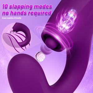 Vibrador de Conejo 2 en 1, Estimulador de Punto <span class=keywords><strong>G</strong></span> y Clítoris, Masajeador Manual Silencioso e Impermeable para Mujeres Principiantes y Parejas - Product Image 3