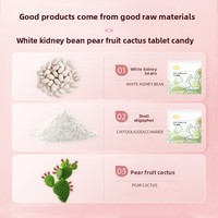 Personnalisé Blanc Haricot Poire Fruit Cactus Tablette OEM/ODM Supplément Santé Fabricant Usine
