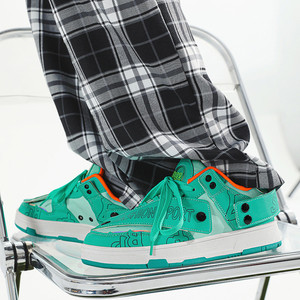 Scarpe da Skate Alte da Uomo Primavera 2025, Sneakers Casual con Lacci - Product Image 1