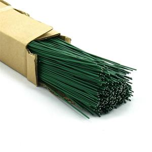 Vernice filo morbido 26 calibro 100pc fai da te giardinaggio filo floreale verde albero di natale filo floreale - Product Image 4