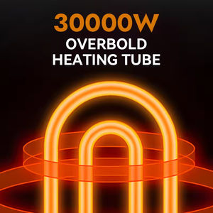 Máquina Comercial Eléctrica para Waffles con Forma de Zueco 220v de Acero Inoxidable para Pan y Snacks con Control de Temperatura por Perilla Antiadherente - Product Image 3