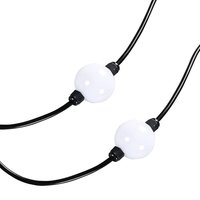 Guirlande lumineuse de Noël RGB pleine couleur 24V, indice de protection IP66, boule de pixels 3D à 360 degrés, module de pixels LED de 50 mm pour hôtel