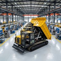 Dumper sur chenilles robuste de 20 tonnes, certifié CE, personnalisable, garantie 1 an, moteur Yuchai, directement de l'usine