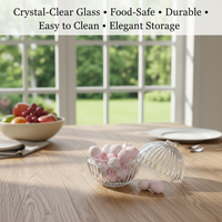 Bocaux en verre ronds transparents de luxe pour la conservation alimentaire, vides, pour mariages, fêtes et cadeaux décoratifs