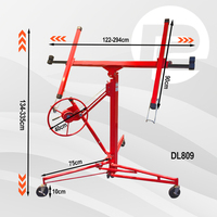 150LBS/68kgs Heavy Duty Sheetrock Lift, 360 élévateur de cloison sèche réglable pour plafond, élévateur de cloison sèche pour l'amélioration de l'habitat