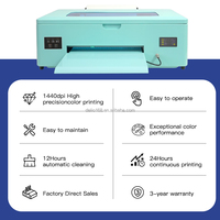 Mesin cetak Printer Dtf kondisi baru Printer Roll-to-Roll 13 inci 30cm A3 1390 untuk bisnis kecil