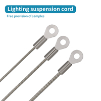 Câble en acier inoxydable 304 de haute qualité de 1,5 mm avec embout tubulaire pour sertissage, coupe, pliage et soudage