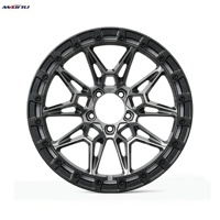 Jantes Beadlock en alliage d'aluminium sur mesure, 18 pouces, forgées, 5x114.3, finition noire pour Mustang GT S650 Drag Sport