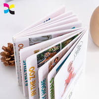 Impresora de libro de diseño personalizado, troquelado, 123 ABC, primer tablero de palabra, Impresión de libro