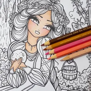 Custom Wholesale A4 Kids Coloring Book Personalized Unicorn Princess Drawing Printed Chart Made Cardboard Art Paper Education