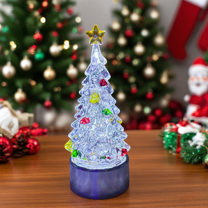 Plastic <b>Christmas</b> <b>Tree</b> <b>LED</b> Decorations Eco-Friendly Indoor Living Room Night <b>Lights</b> - Product Image 3