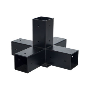 <span class=keywords><strong>Kit</strong></span> de supports de quincaillerie pour pergola personnalisé 4x4 6x6 Supports de <span class=keywords><strong>poteau</strong></span> en <span class=keywords><strong>bois</strong></span> à angle droit pour extension de belvédère - Product Image 2