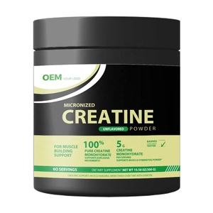 Creatina Monohidrato en Polvo 100% Pura de 300g, Marca Privada OEM, para Adultos, para Mejorar la Fuerza y el Rendimiento Muscular - Product Image 1