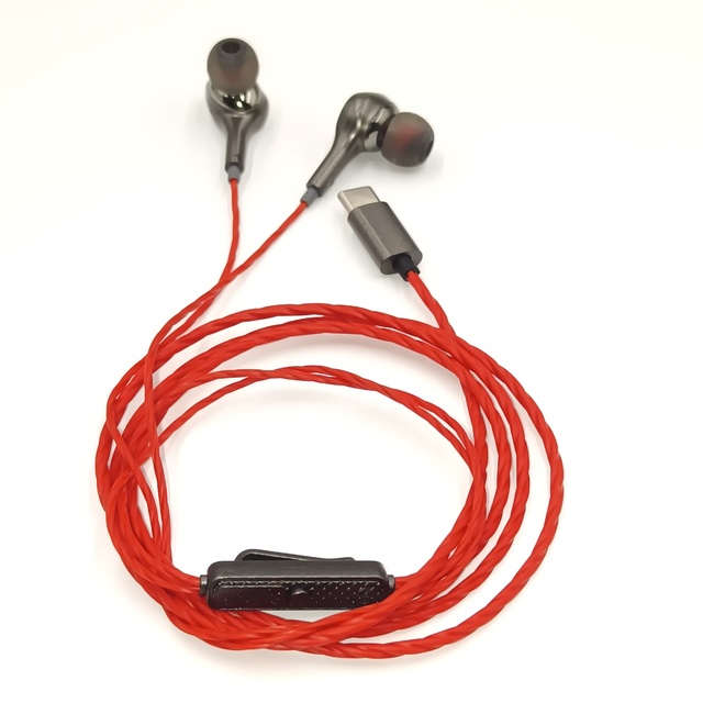 Free Shippings Items Type C Wired Head Set Earphone Earbuds