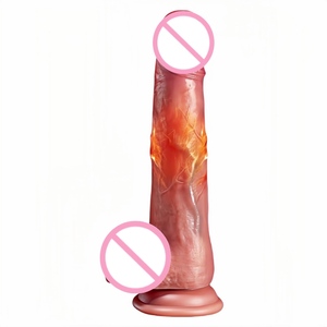 <strong>Wholesale</strong> Large Size Automatic Heated Silicone Wireless Remote Control Simulation Design Electric Telescopic Dildo with Two Egg - Product Image 3