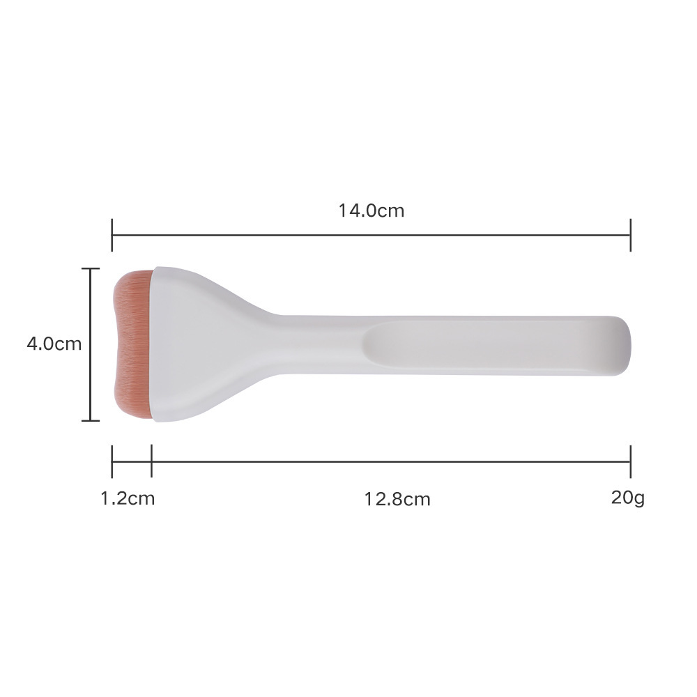 petit pinceau fond de teint blanc