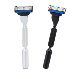 <span class=keywords><strong>Rasoir</strong></span> de sécurité pour homme de haute qualité avec 6 lames en acier inoxydable, adaptable pour le rasage du visage et du corps - Product Image 1