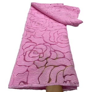 新しいオーガンザジャカード生地、アフリカンドレス生地 - Product Image 5