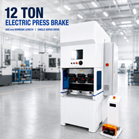 Presse plieuse CNC électrique monoplace de 12 tonnes, 600 mm de haute précision, pour le pliage de tôles de petites pièces