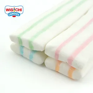 Sacola de algodão de sabor frutado marshmallow, venda por atacado de doces de algodão com sabor frutado