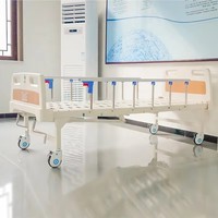 Manuelles Medizinisches Pflegebett mit Doppelfunktion Hochleistungsfähiges Multifunktionales Design für Krankenhaus-Klinikstationen Patientenversorgung