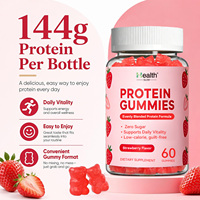 Suplementos Sin Azúcar de Marca Privada, Gomitas de Proteína Inmunológica de 144 g, Vitamina C, D, Zinc, Hierro, Recuperación Muscular, Salud, GMP, HACCP, Sin OMG