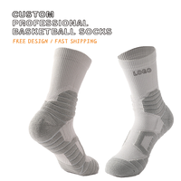 Chaussettes de sport antidérapantes et rembourrées de qualité supérieure Glacier, chaussettes de basketball personnalisées pour hommes