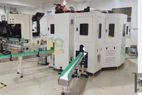 Máquina Automática de Serigrafía para Impresión en Tubos y Tapas de Plástico con Secado UV y Sistema de Llama