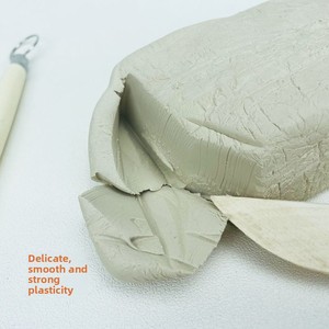 Argile à <span class=keywords><strong>modeler</strong></span> <span class=keywords><strong>blanche</strong></span> sans cuisson XinyiArt, argile à séchage à l'air libre 1 kg, argile à <span class=keywords><strong>modeler</strong></span> de qualité supérieure pour artistes professionnels - Product Image 3