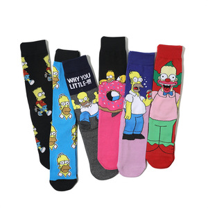 Chaussettes montantes unisexe en coton, motif licorne et <span class=keywords><strong>Sonic</strong></span>, style sport, vente chaude - Product Image 3