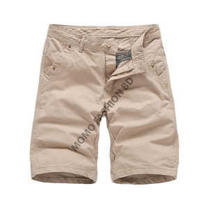 Pantalones Cortos Casuales de Lona para Hombre, Cintura Alta, Cierre de Cremallera, Ecológicos, Ajustados, de Algodón, para Verano, Largos hasta la Rodilla, Venta al Por Mayor, OEM - Product Image 1