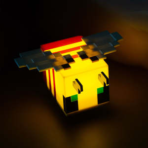 Veilleuse Abeille Minecraft pour Enfants, Lampe Abeille Pixelisée à Lumière Douce, Rechargeable par USB, Décoration de Chambre Inspirée du Jeu Minecraft - Product Image 4