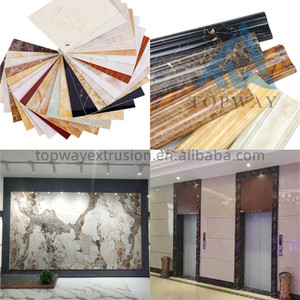 PVC mármol artificial Hotel pared tablero que hace la máquina PVC mármol hoja UV revestimiento pared Panel extrusora - Product Image 6