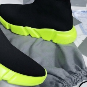 <b>Top</b>-quality luxury brand casual shoes, black high-<b>top</b>, knitted socks, fashionable <b>walking</b> shoes, for both men and women. - Product Image 1
