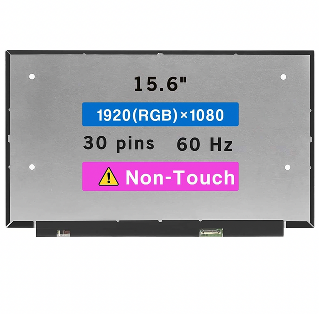 15.6" Screen Replacement for NT156FHM-N43 V8.0 NV156FHM-N4S V8.0 V8.1 LCD Display Panel 30 Pin (FHD 1920 * 1080 Non-Touch)