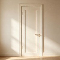 Portes intérieures en bois cintrées de style minimaliste, insonorisées, économiseuses d'énergie, pour chambre et cuisine