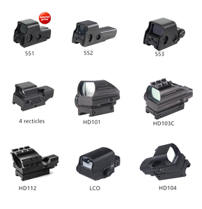 <span class=keywords><strong>Mira</strong></span> de punto rojo holográfica 551 alcance reflejo óptico al aire libre caza táctico localización telescópica objetivo rápido 11mm aleación de aluminio - Product Image 6