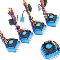 Étanche 45A/60A/80A/120A Brushless ESC Contrôleur de vitesse électrique anti-poussière 1/8 1/10 1/12 RC Car Crawler & Boat Part