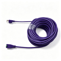 Nema Steckdosenleiste mit 1 Steckdose USA-Standard mit SJTW-Kabel und IEC-Anschluss für Haushaltsgeräte & Computer